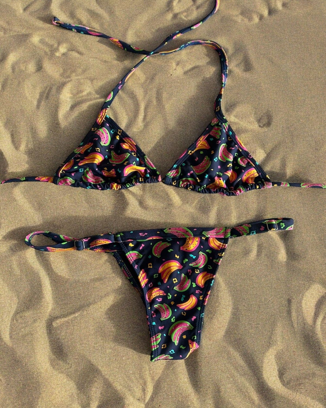 Bikini Strap con Regulador - Bananas Azul
