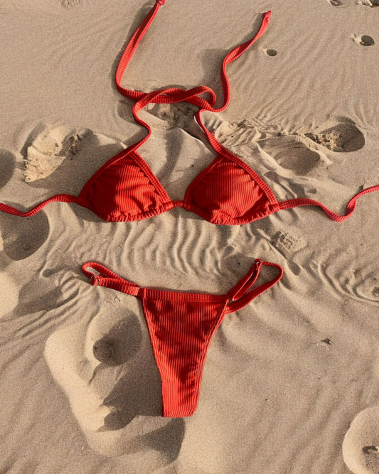 Bikini Strap con Regulador - Naranja