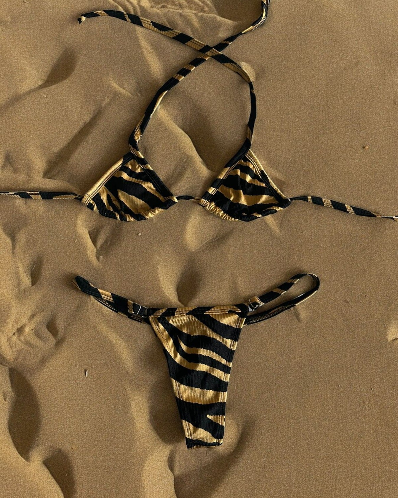 Bikini Strap con Regulador - Cebra