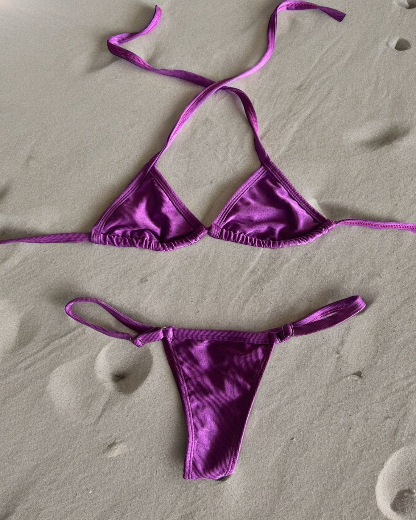 Bikini Strap con Regulador - Morado