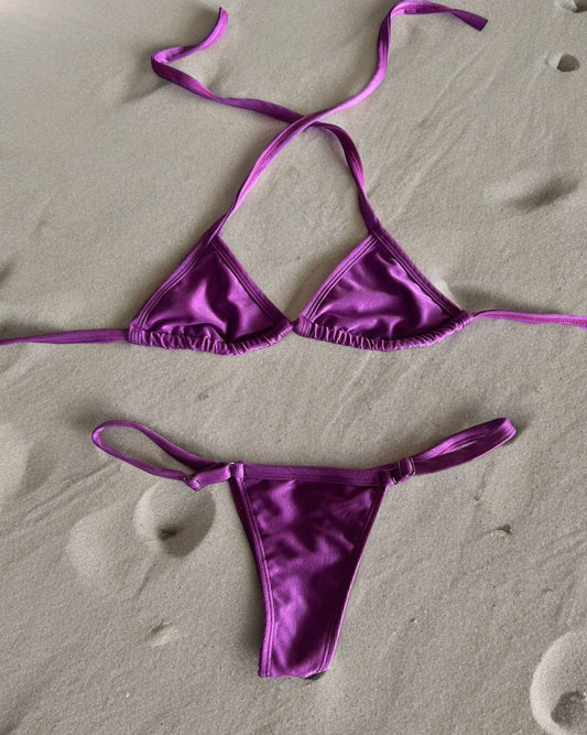 Bikini Strap con Regulador - Morado