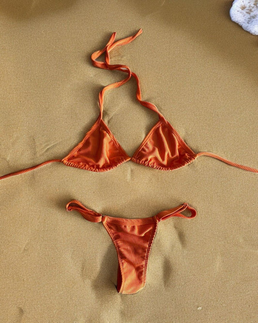 Bikini Strap con Regulador - Salmon