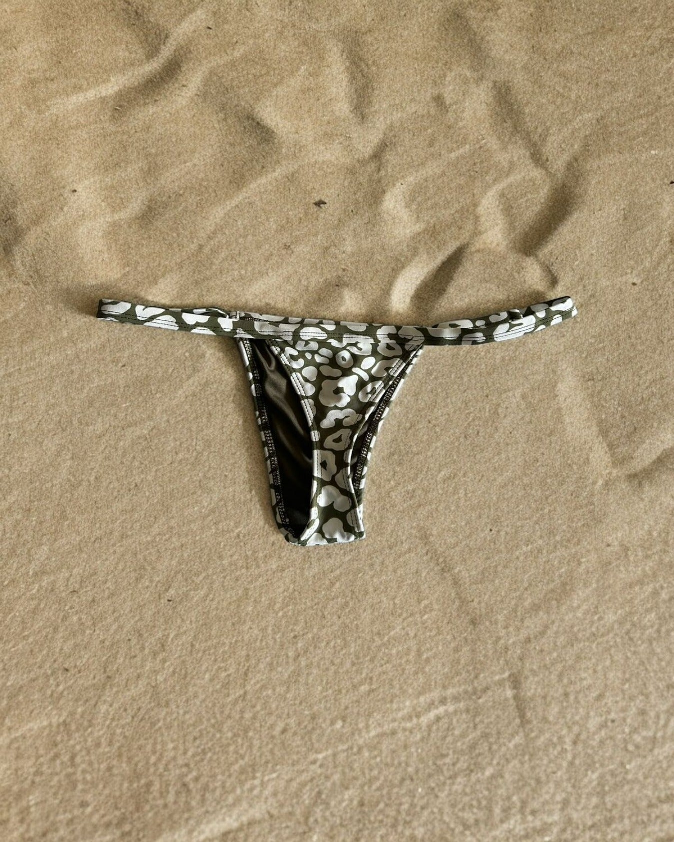 Bikini Strap con Regulador - Verde pantano